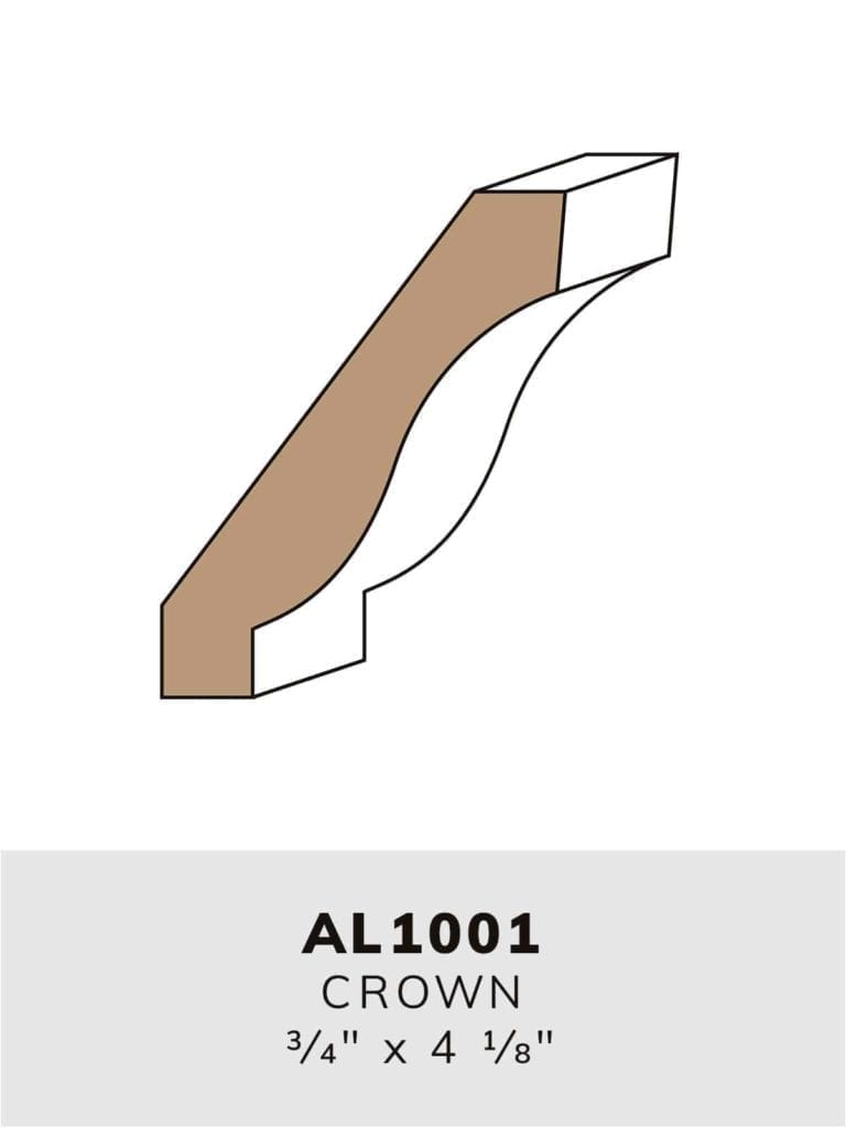 AL1001 crown-moulding profile