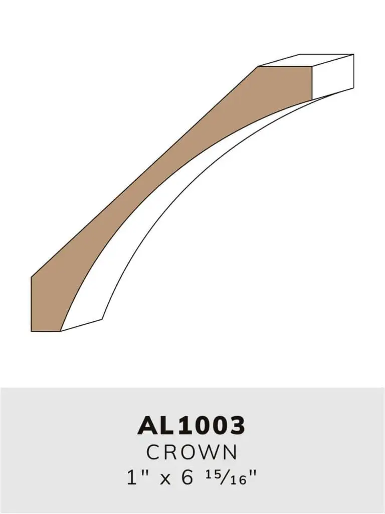 AL1003 crown-moulding profile
