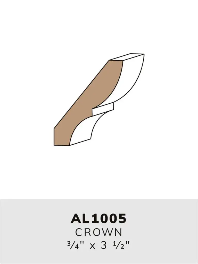 AL1005 crown-moulding profile