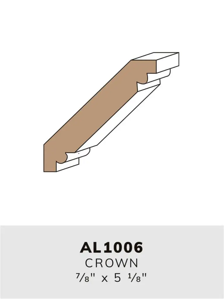AL1006 crown-moulding profile