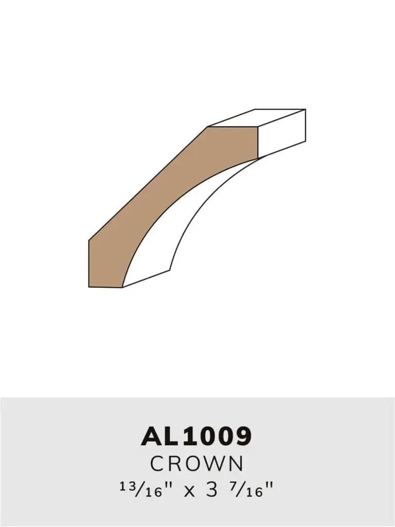 AL1009 crown-moulding profile