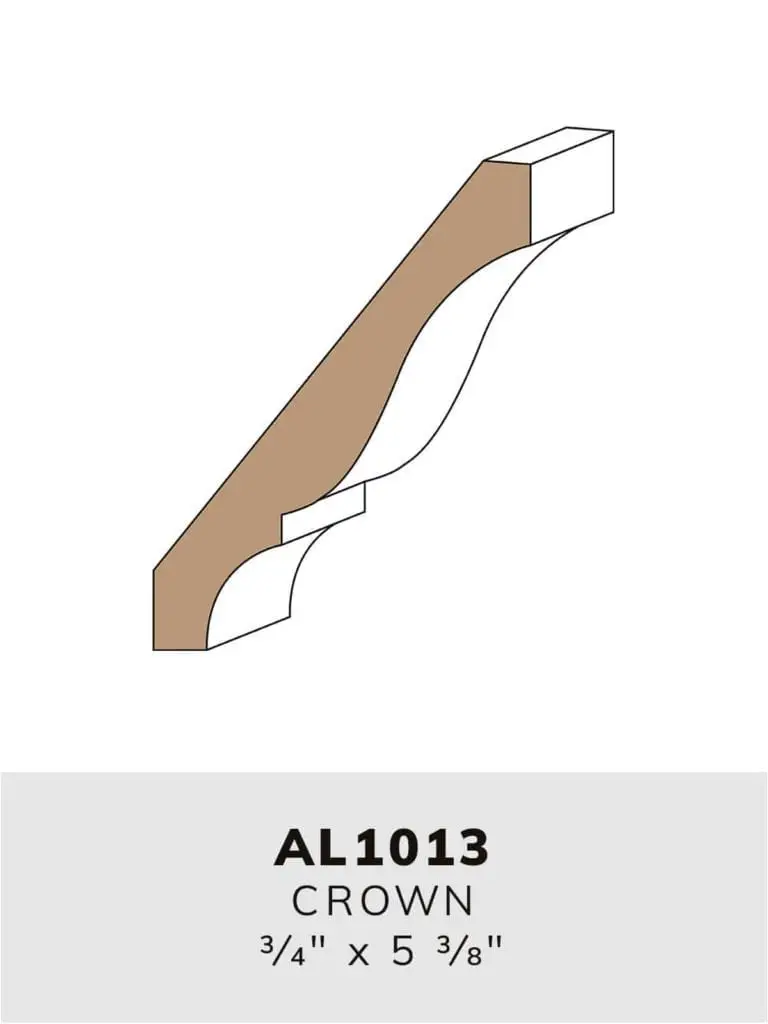 AL1013 crown-moulding profile