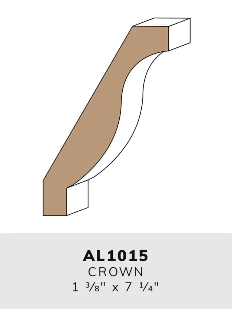 AL1015 crown-moulding profile