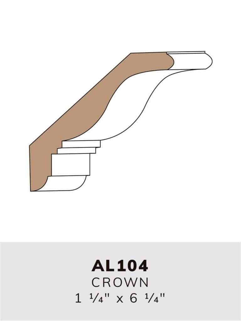 AL104 crown-moulding profile