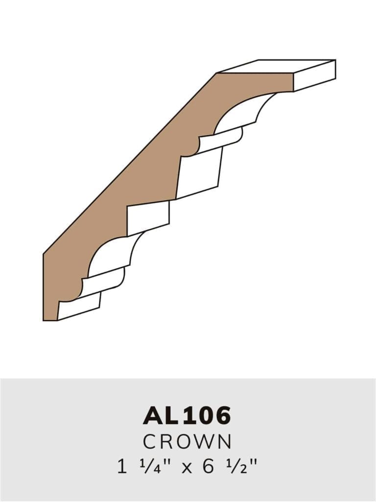 AL106 crown-moulding profile