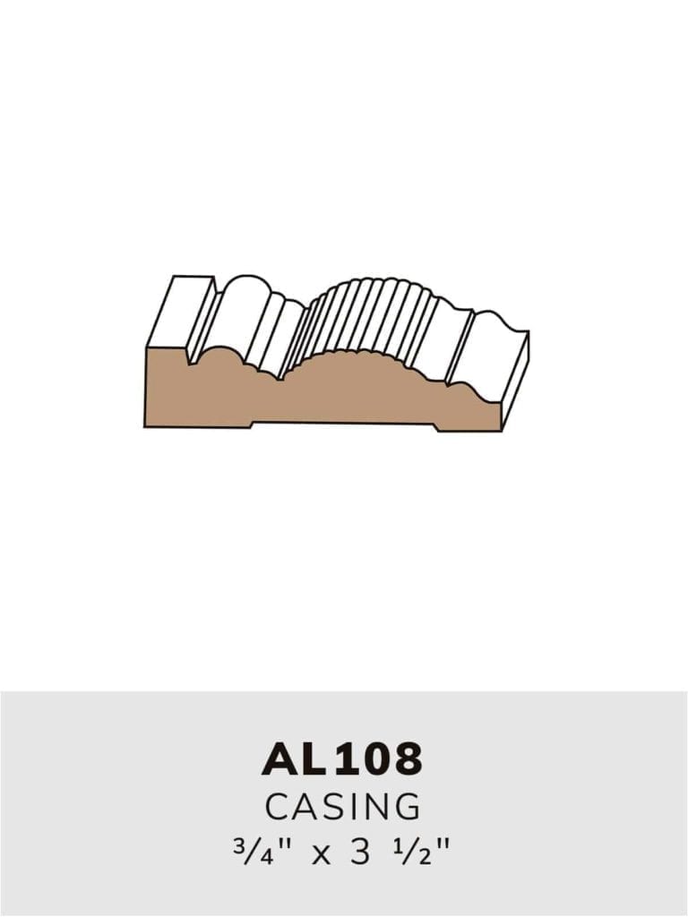 AL108 casing-moulding profile