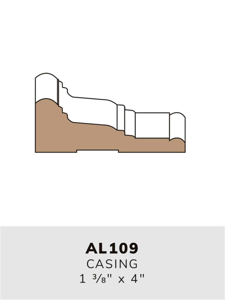 AL109 casing-moulding profile
