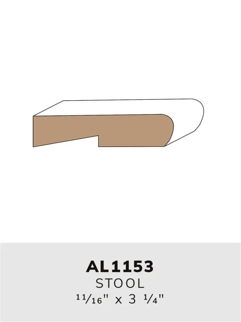 AL1153 stool-moulding profile