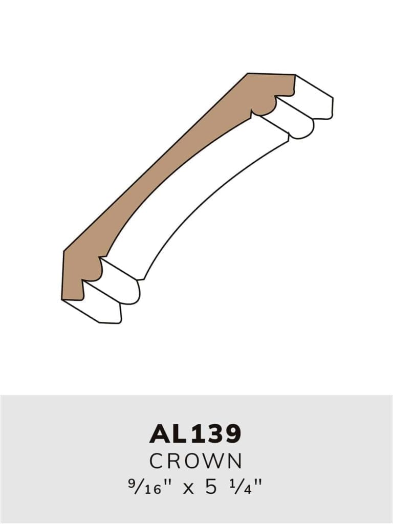 AL139 crown-moulding profile