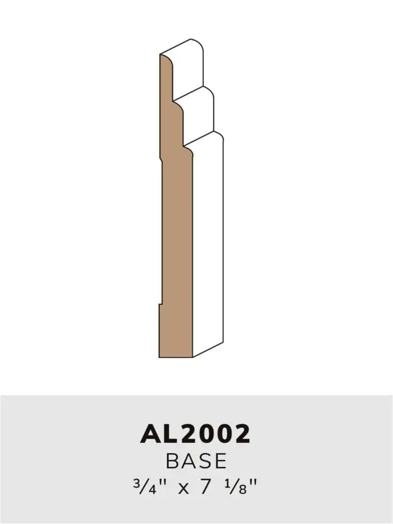 AL2002 base-moulding profile