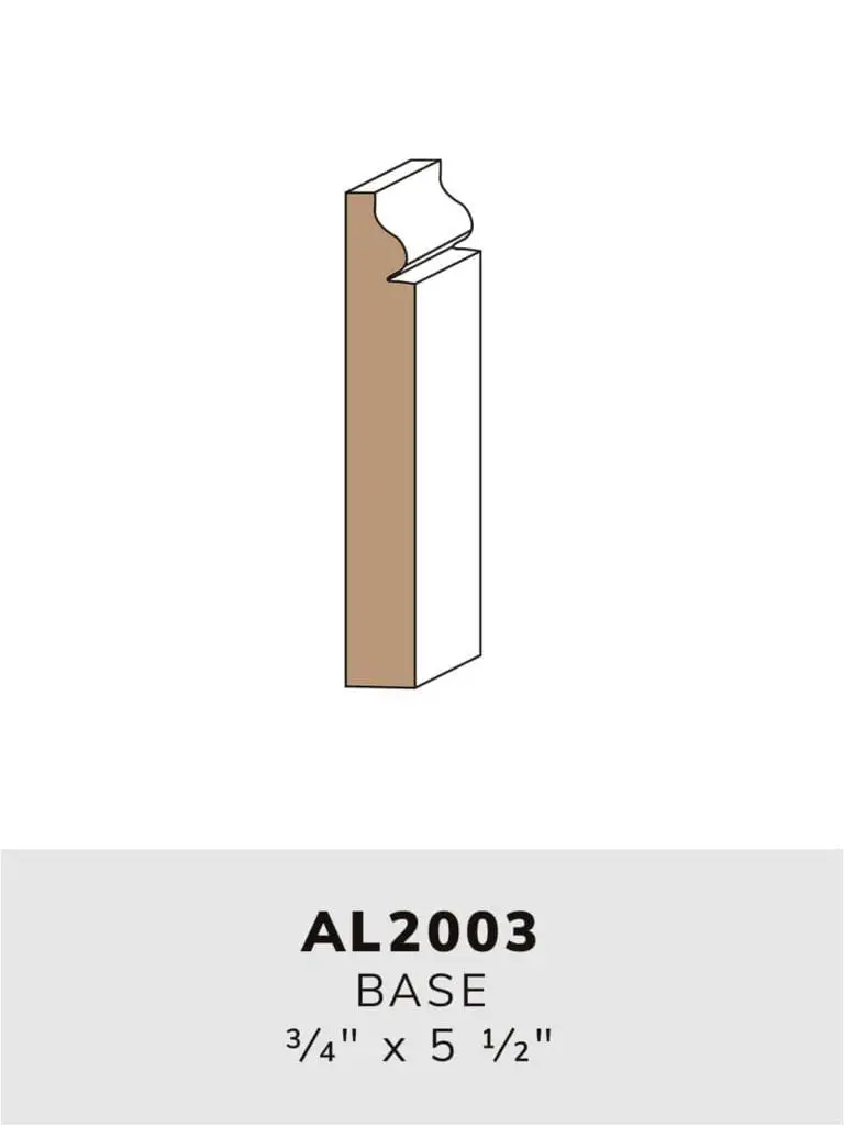 AL2003 base-moulding profile