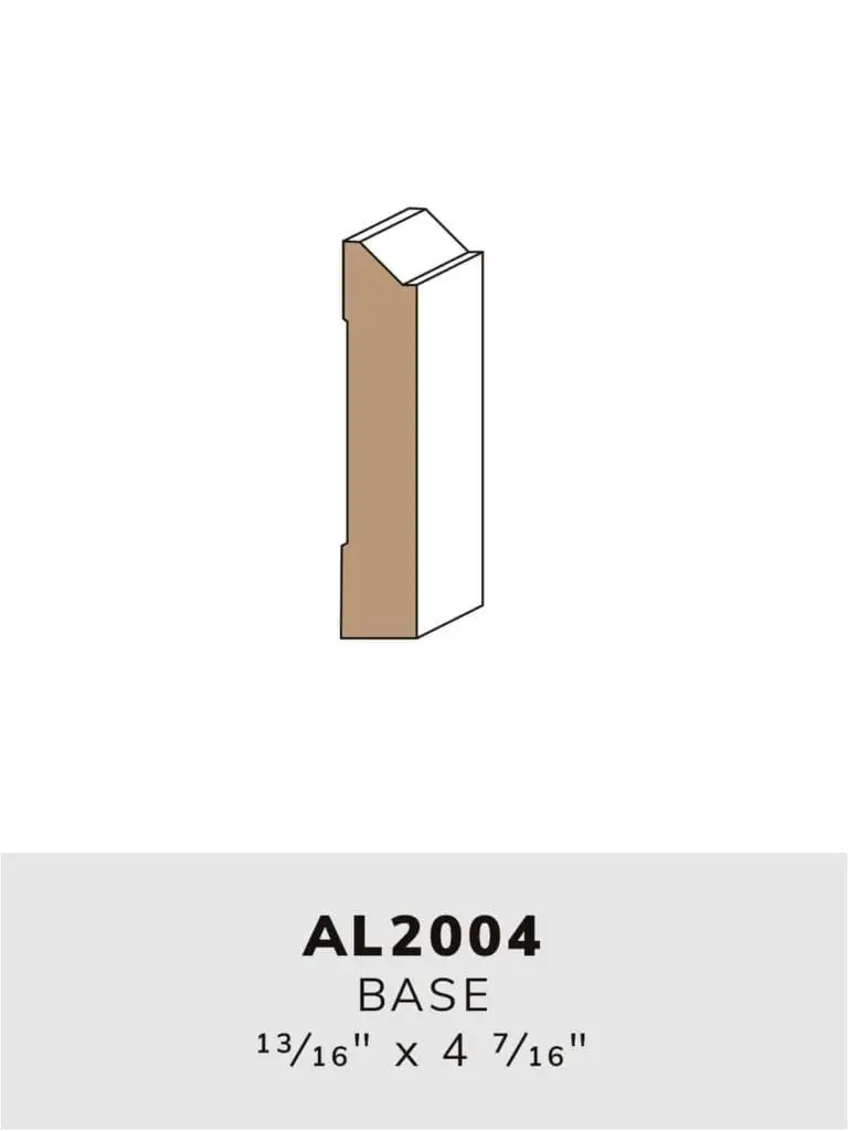 AL2004 base-moulding profile