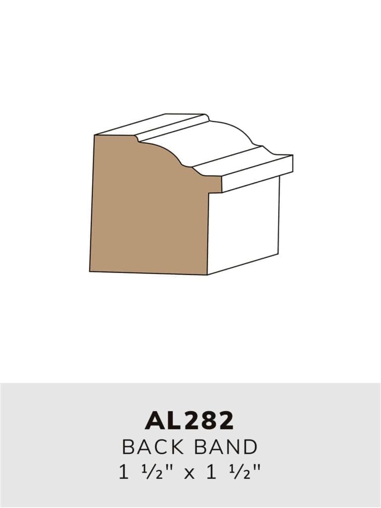 AL282 back band-moulding profile
