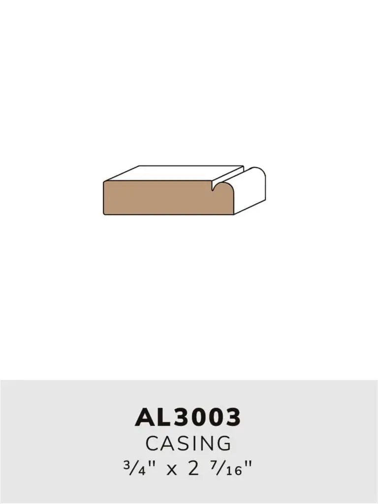 AL3003 casing-moulding profile