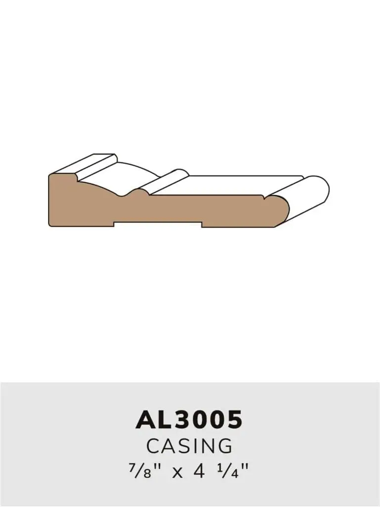 AL3005 casing-moulding profile