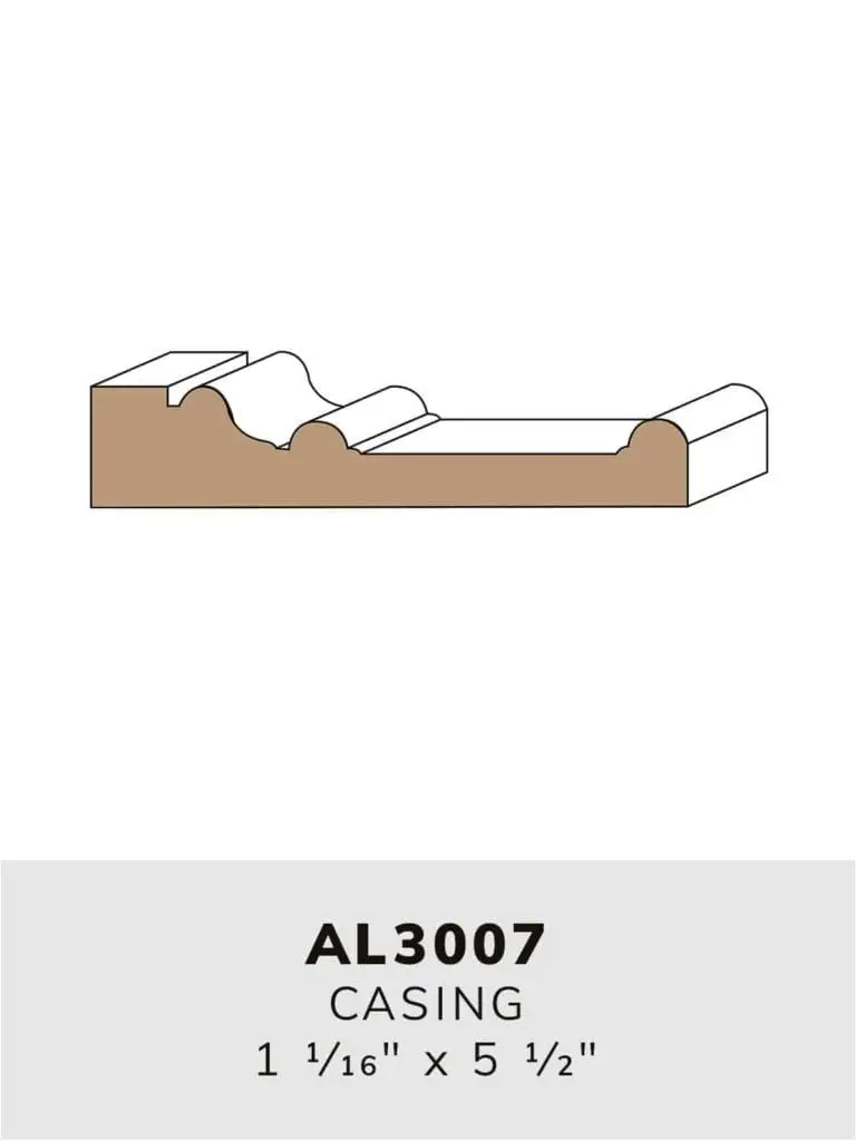 AL3007 casing-moulding profile