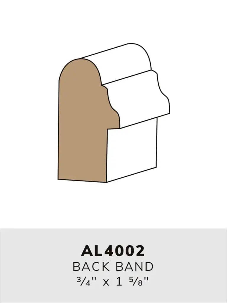 AL4002 back band-moulding profile
