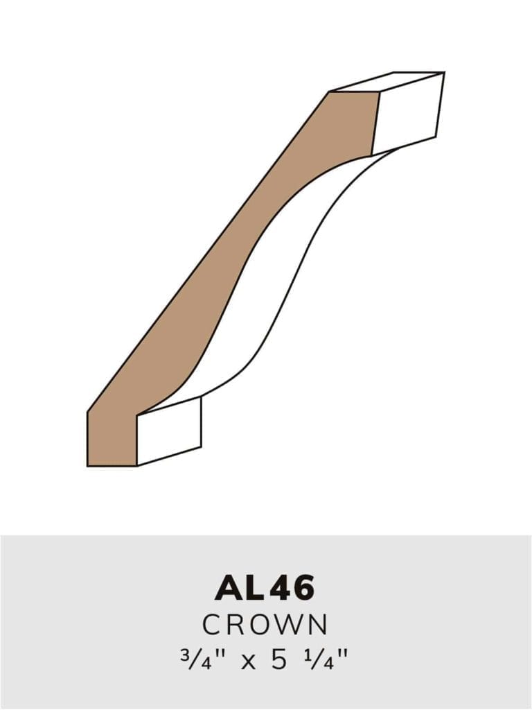 AL46 crown-moulding profile