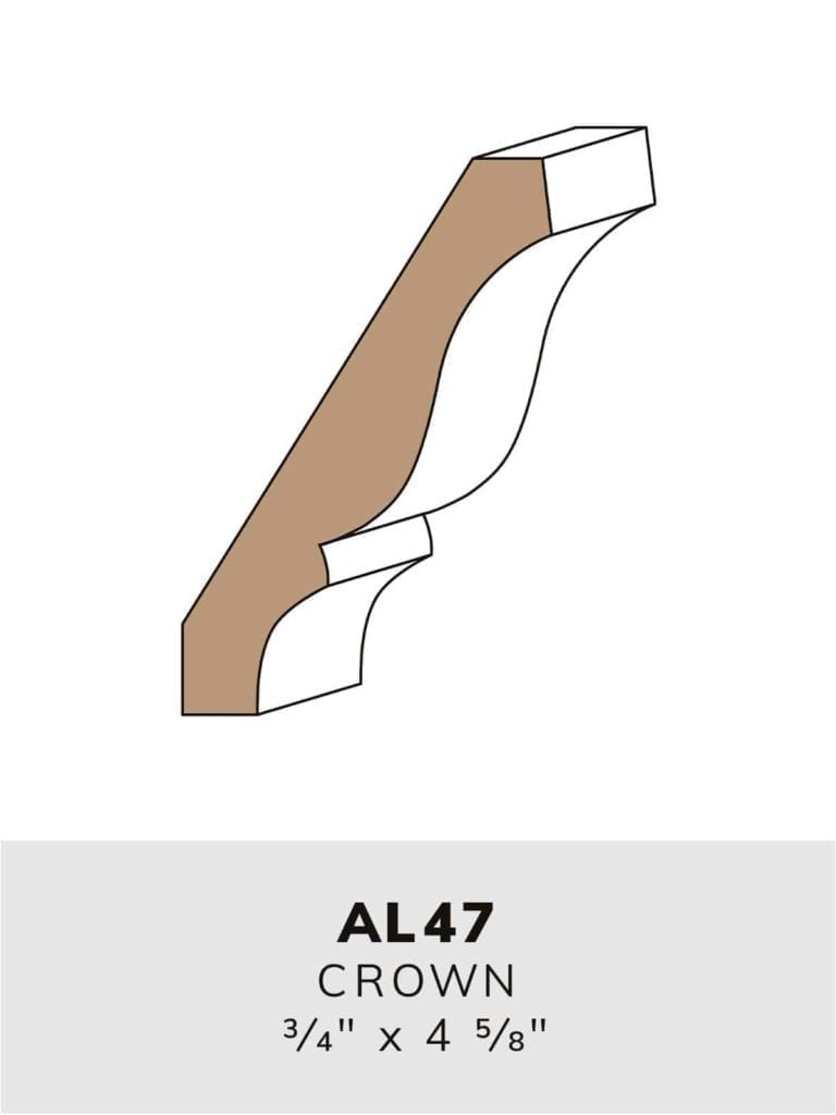 AL47 crown-moulding profile