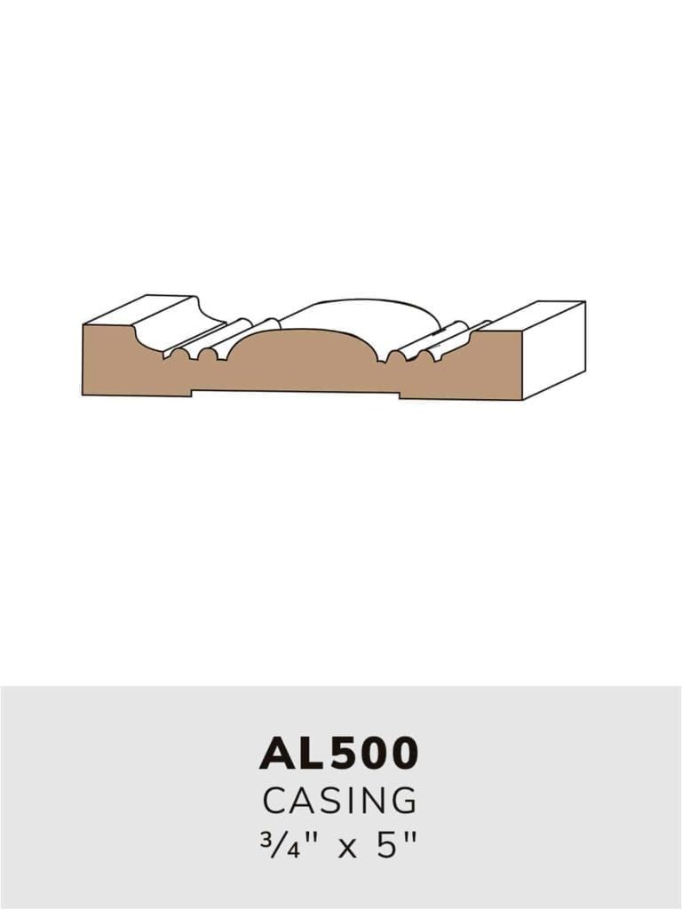 AL500 casing-moulding profile