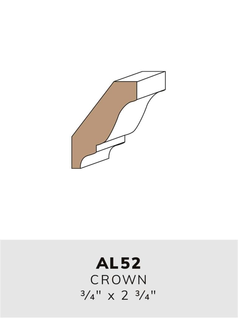AL52 crown-moulding profile