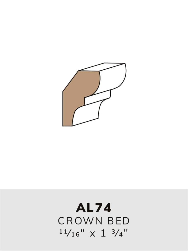 AL74 crown bed-moulding profile