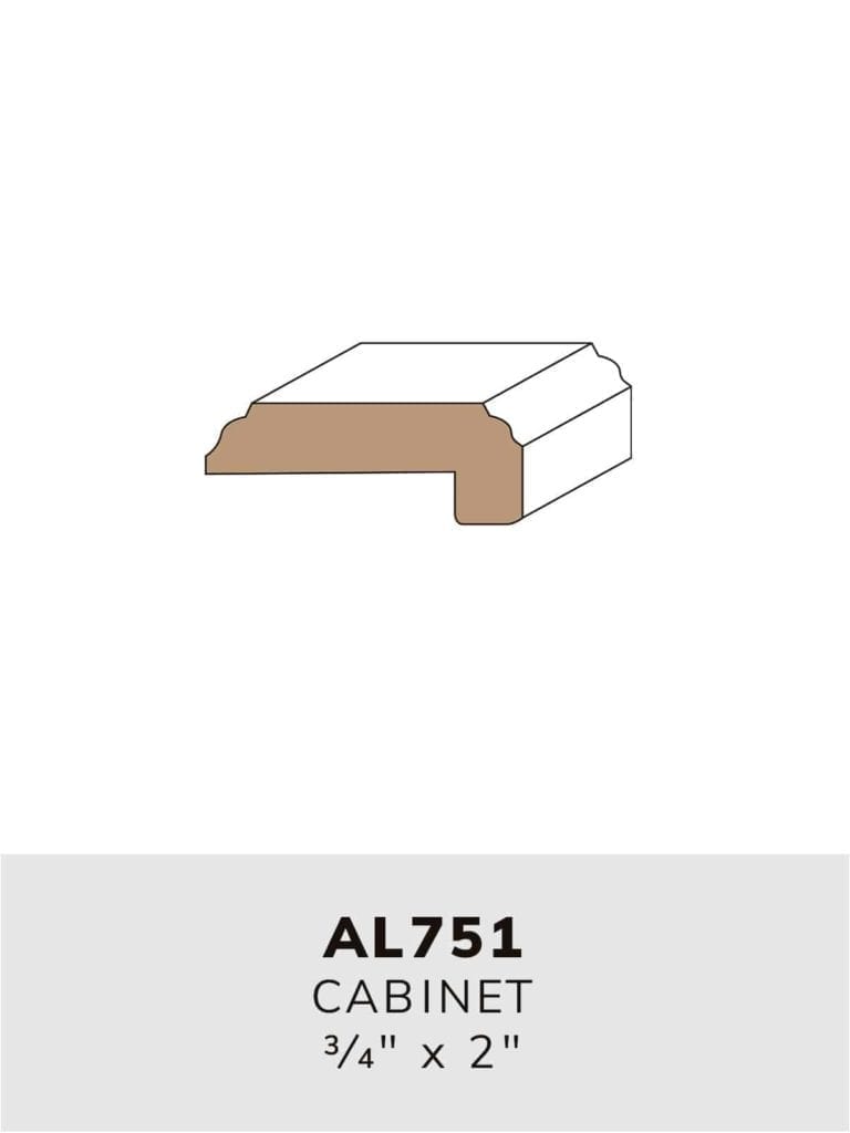 AL751 cabinet-moulding profile