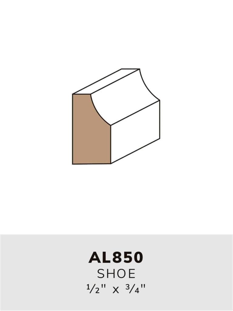 AL850 shoe-moulding profile