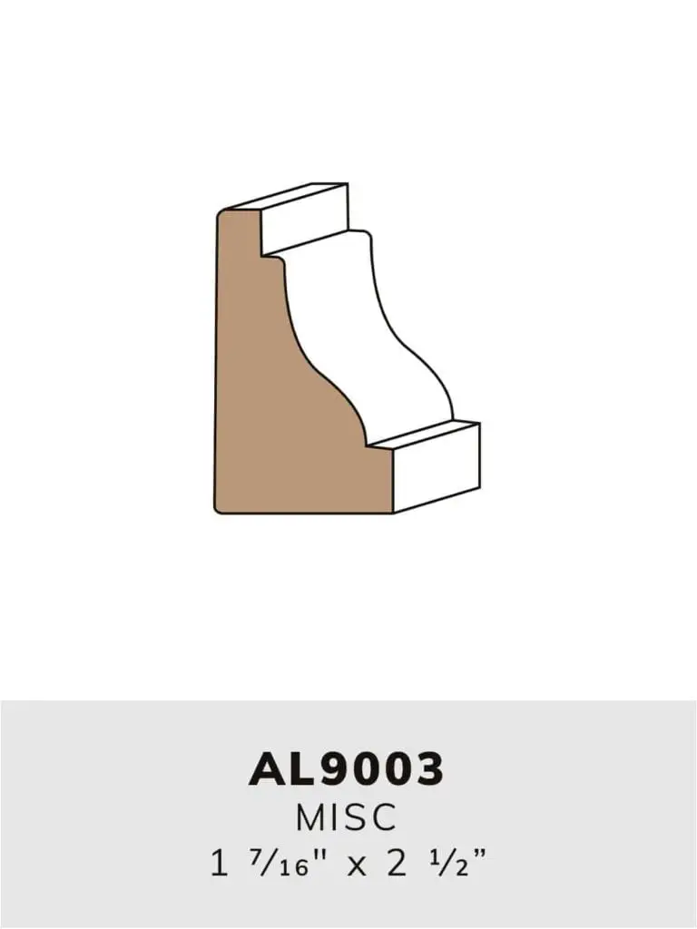 AL9003 misc moulding profile