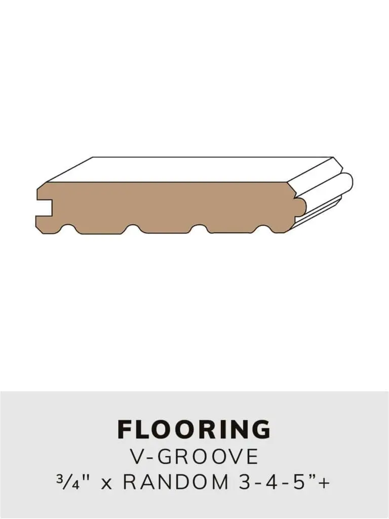 flooring v-groove-moulding profile