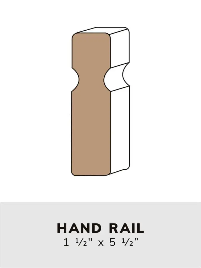 hand rail v1-moulding profile