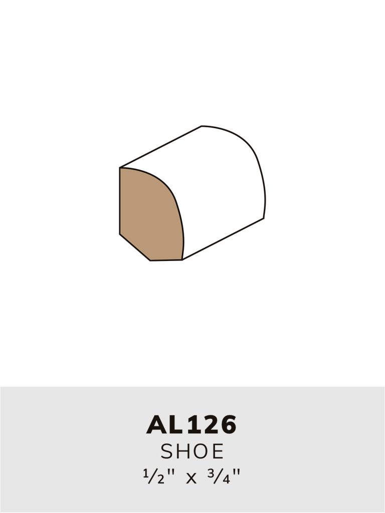 AL126 shoe-moulding profile